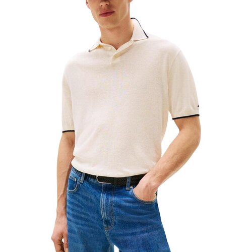 Tommy Hilfiger Polo majice kratki rokavi TENCEL LINEN KNITTED MW0MW40539 Slike