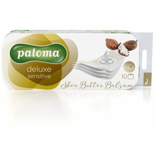 Paloma deluxe sensitive shea butter toalet papir Slike