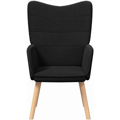  Fotelja Crna 62 x 67 x 95,5 cm Sherpa Tkanina Slike