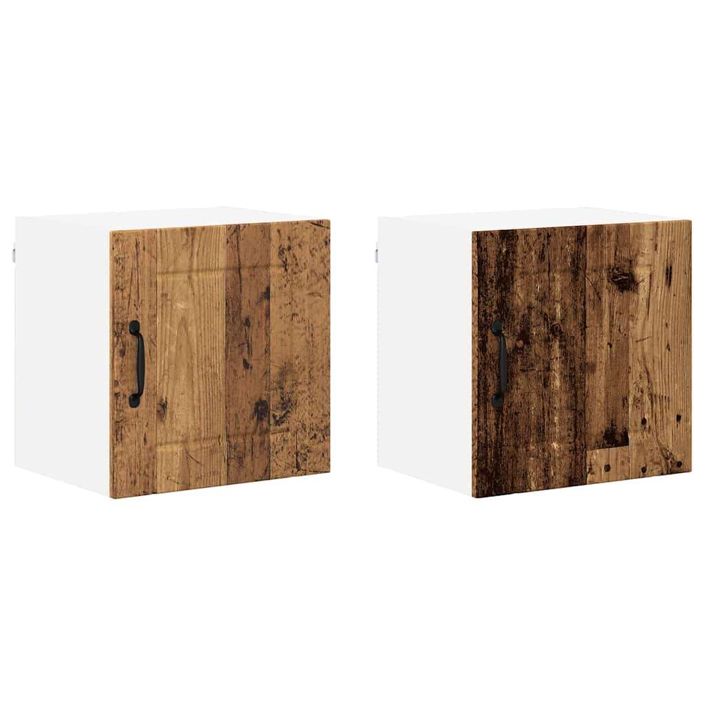  Zidni kuhinjski ormarić 2 pcs Staro drvo 40 x 31 x 40 cm Slike