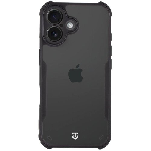 TACTICAL Quantum silikonski ovitek za iPhone 16 - prozorno črn, (21642986) Slike