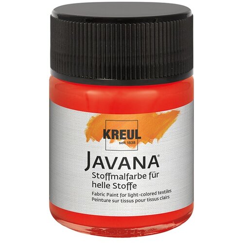 Kreul boja za svetli tekstil JAVANA 50 ml Red Slike