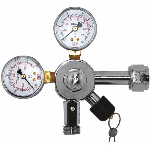ich-zapfe Reduktor tlaka CO2 AFG 7 bar, 1-letega, navoj 1/2, manometer 0-250 bar, (5000116842) Cene