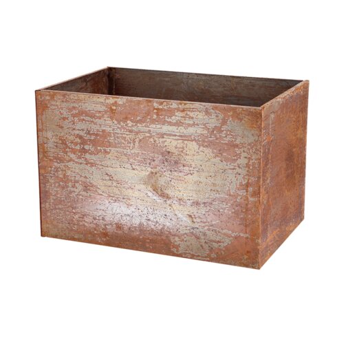  Pravokotno korito iz jekla Corten - 60 x 40 x 40 cm Cene
