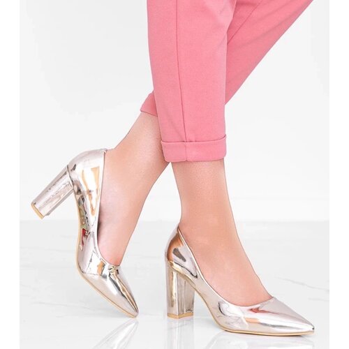 D/CEO Gold pumps CowGirl Slike