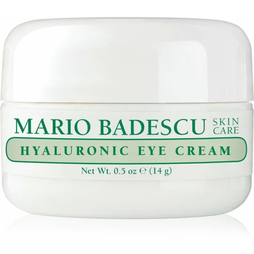 Mario Badescu Hyaluronic Eye Cream vlažilna in gladilna krema za predel okoli oči s hialuronsko kislino 14 g