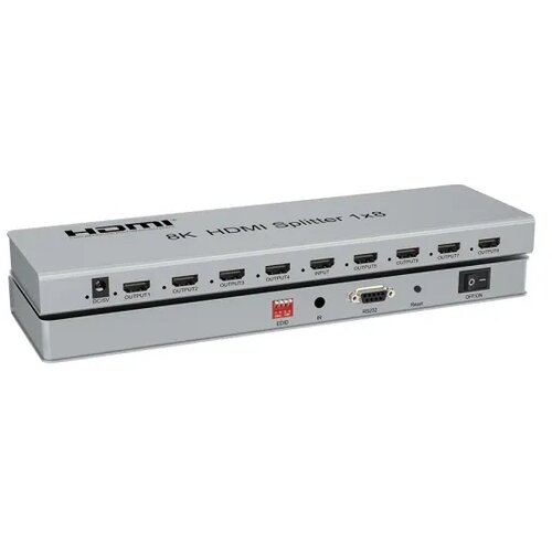 Kettz HDMI Spliter KT-HSP1808, 1x8, 8K, Sivi Cene
