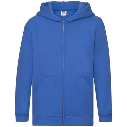 Fruit Of The Loom Niebieska bluza dziecięca z kapturem Zip Through Hooded Sweat Slike