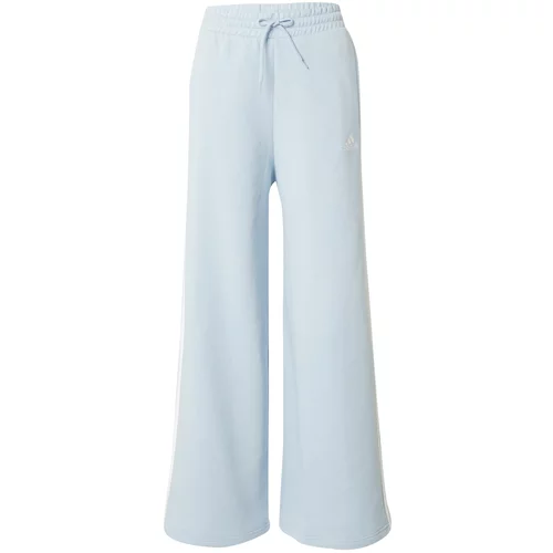 ADIDAS SPORTSWEAR Sportske hlače 'Essentials' svijetloplava / bijela