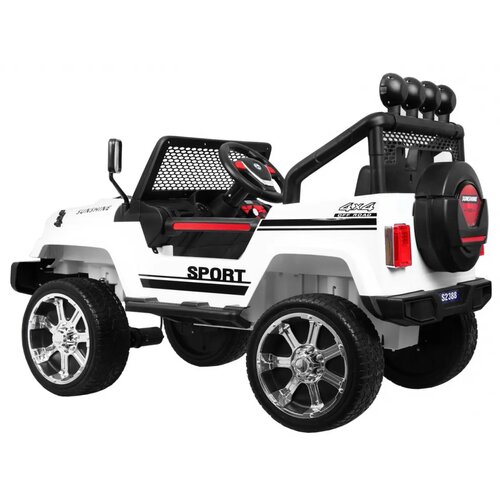 Lean Toys Avto na akumulator S2388 Jeep Bela 4x45W Slike