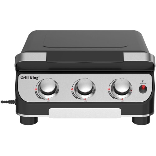 Grill King BBQ plinska plancha s 3 plamenika + plinski niskotlačni regulator tlaka s crijevom Cijene