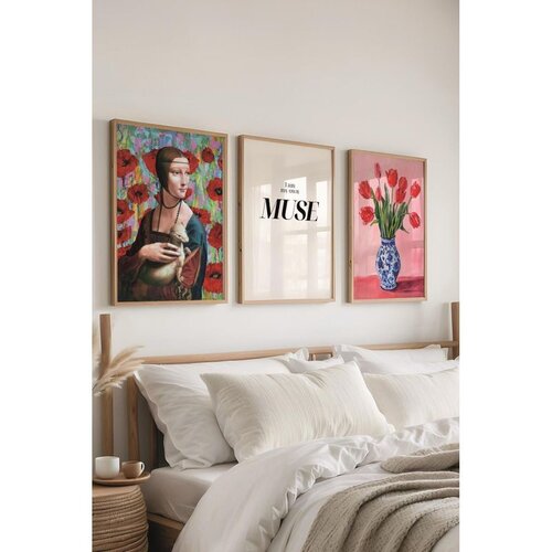 WALLXPERT Ç-300414 - 5070 multicolor dekorativni set slika (3 komada) Cene
