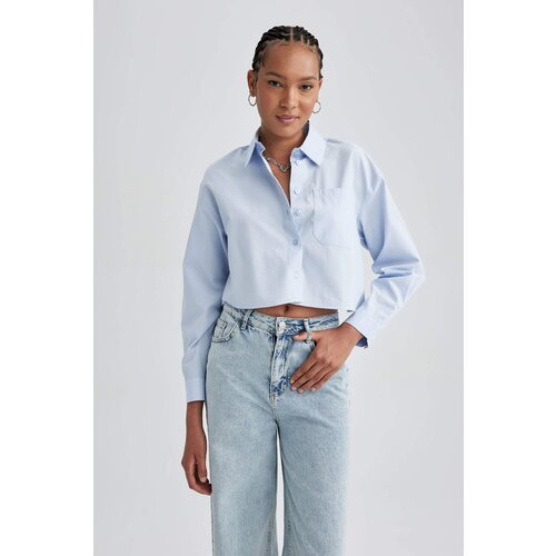 Defacto Oversize Fit Poplin Long Sleeve Shirt Slike