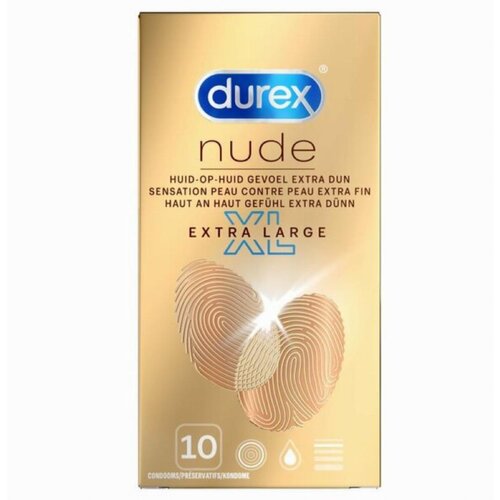 Durex Kondomi Nude XL, 10 kosov Slike