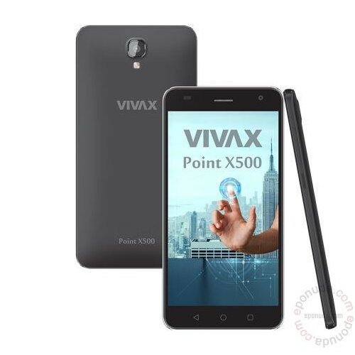 Vivax Point X500 black mobilni telefon Slike