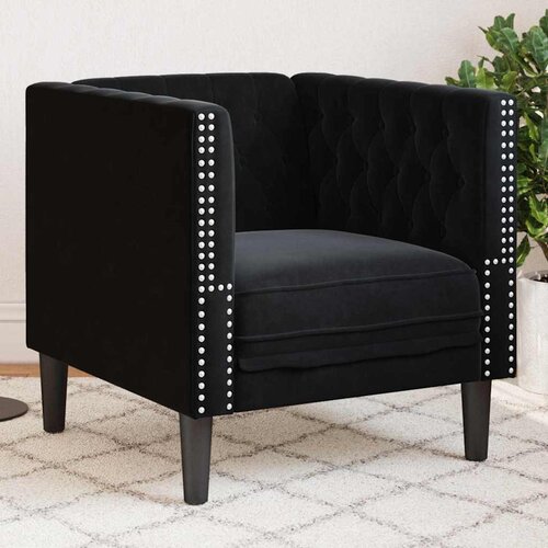 SOFA Crna 74,5 x 71 x 70,5 cm Bar&amp;scaron;un Slike
