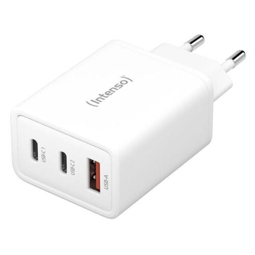 Intenso (Intenso) Punjač kućni, brzi, 1 x USB-A, 2 x UCB-C, 3A, 65W - Power Adapter W65ACC GaN Cene