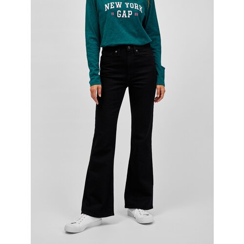 GAP Jeans high rise flare black - Women Slike