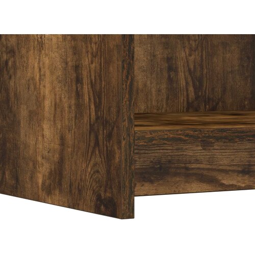  Kreveta Dimljeni hrast 75 x 36 x 80 cm Konstruirano drvo Slike