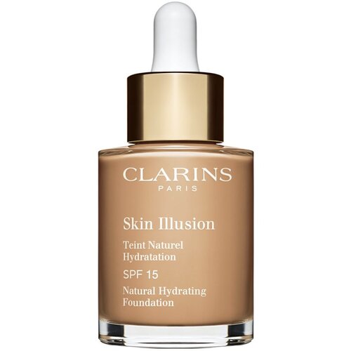Clarins Skin Illusion Natural Hydrating Foundation posvjetljujući hidratantni puder SPF 15 nijansa 111 Auburn 30 ml Slike