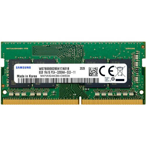 Ram SODIMM DDR4 SAMSUNG 8GB 3200MHz M471A1G44CB0-CWE Bulk Slike