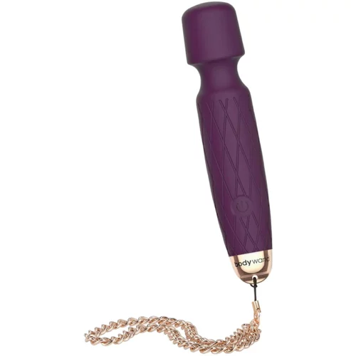 Bodywand Luxe - punjivi mini vibrator za masažu (ljubičasti)