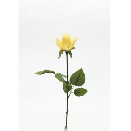 Di.Mo veštački cvet ruža sa rosom 52cm, žuta Slike