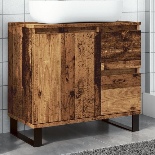 vidaXL Kupaonski ormarić za umivaonik boja drva 65 x 33 x 60 cm drveni Cijene