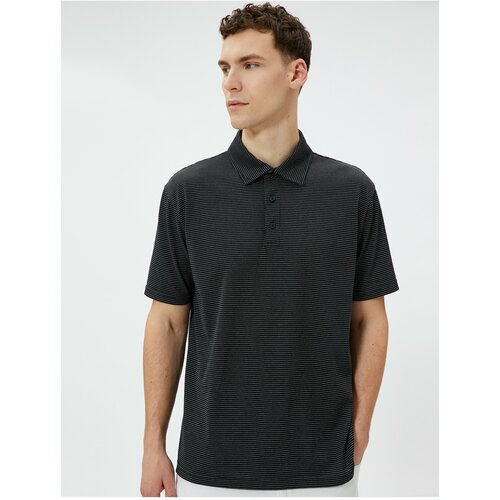 Koton Striped Polo T-Shirt Short Sleeve Buttoned Slike