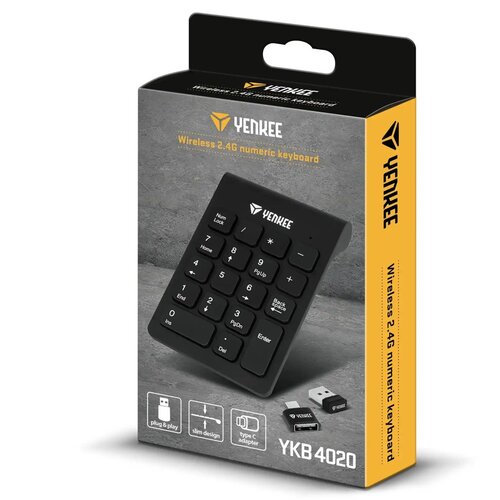 Yenkee bežična numerička tastatura ykb 4020 wl Slike