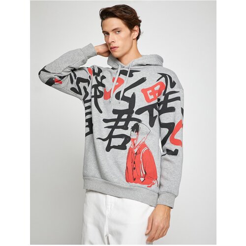 Koton Sweatshirt - Gray - Relaxed fit Slike