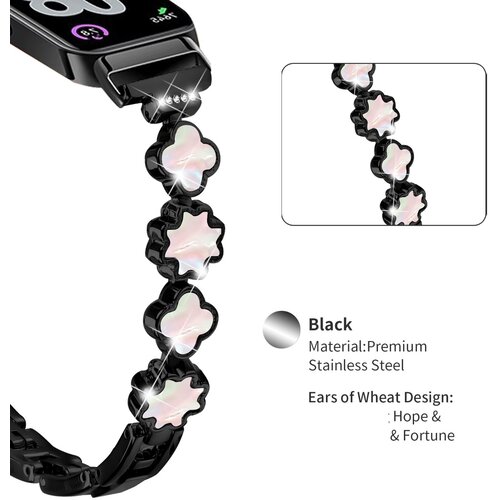 INF Zamenjava/kompatibilni deli – Huawei pas iz perleti z diamantki za Band 11/11 Pro Black, (5000264436) Cene