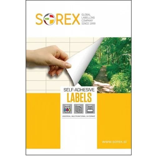  Etikete Sorex 105 x 33,8 mm, 100/1