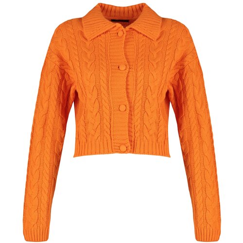 Trendyol Cardigan - Orange - Regular fit Cene