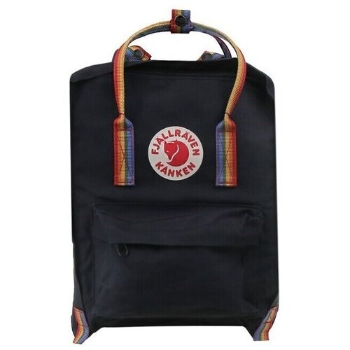 Fjallraven Kanken Rainbow Crna Cene