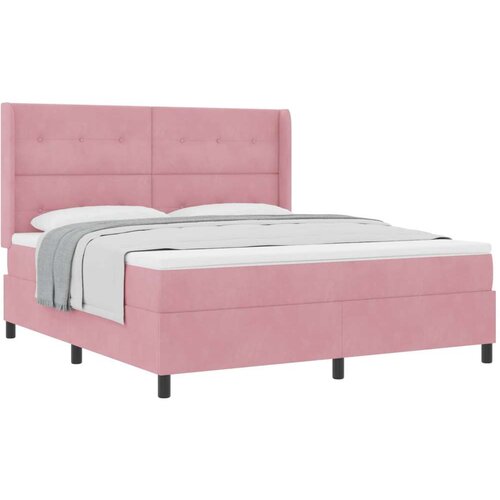 Box spring krevet s madracem Ružičasta 180 x 200 cm Bar&amp;scaron;un Slike