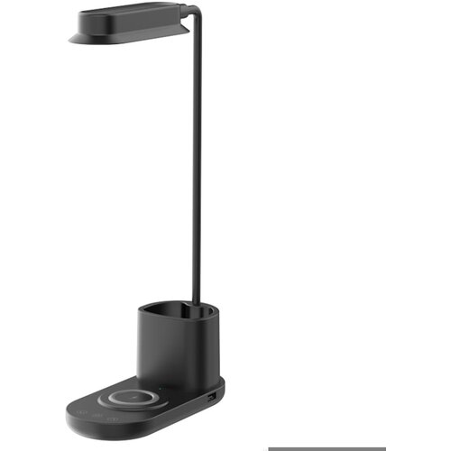 ILIKE Namizna prilagodljiva svetilka Elight T9 5 W s 15 W brezžičnim polnilnikom + držalom za pisalo, napajanje s kablom USB, črna, (21383422) Cene