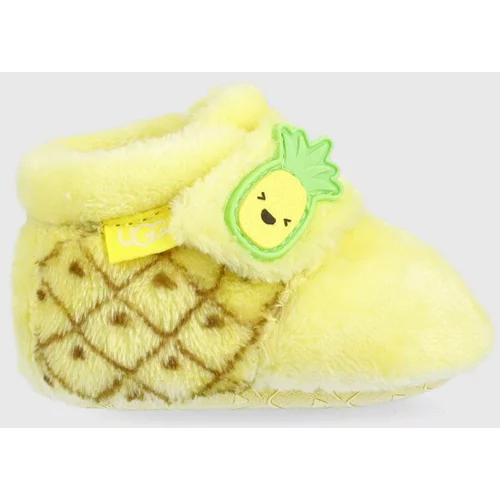 Ugg Čevlji za dojenčka rumena barva