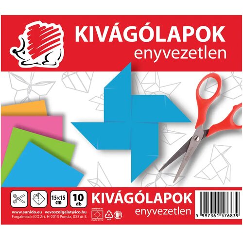 ICO ICO: S&amp;Uuml;NI samolepljiv izrezovalni list 15x15 cm 10 listov Slike