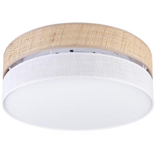  plafonska svetiljka sirja boho 2xE27/15W/230V, prečnik 45 cm, bež/bela Cene