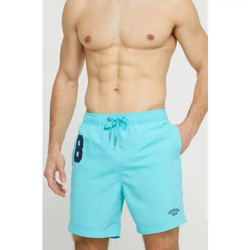 Superdry Kratke hlače za kupanje boja: tirkizna