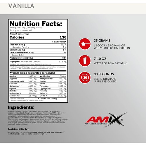  Amix whey pro fusion jagoda, 1 kg Slike