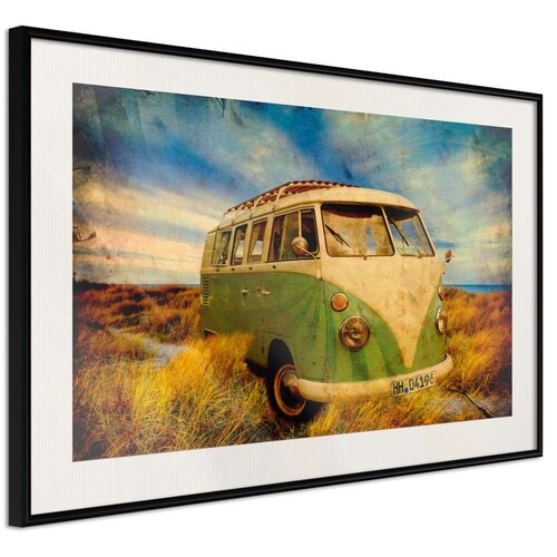  Poster - Hippie Van I 30x20 Slike