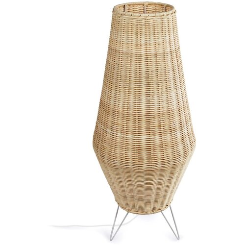 Kave Home Talna svetilka s senčnikom iz ratana (vi&amp;scaron;ina 70 cm) Kamaria - Kave Home Slike