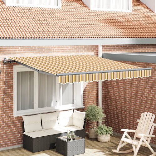 vidaXL Automatska uvlačiva tenda šarenih pruga 300x250 cm Cijene
