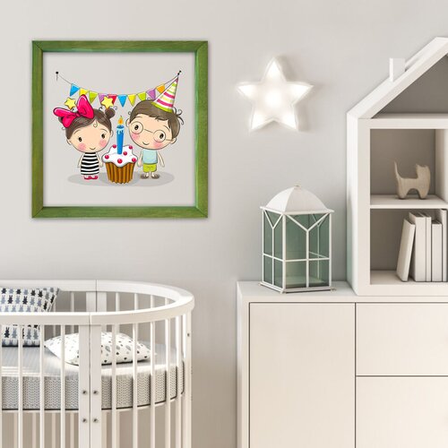 Wallity CAM10148888595 multicolor decorative framed painting Cene