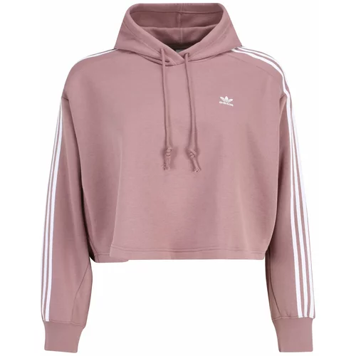Adidas Sweater majica prljavo roza / bijela