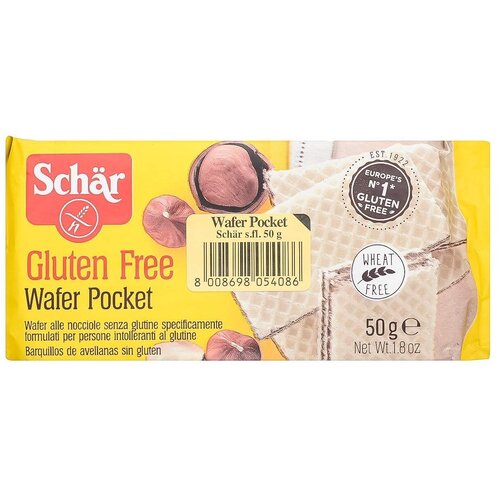 Schär Water pocket napolitanke sa lešnikom bez glutena 50g Cene