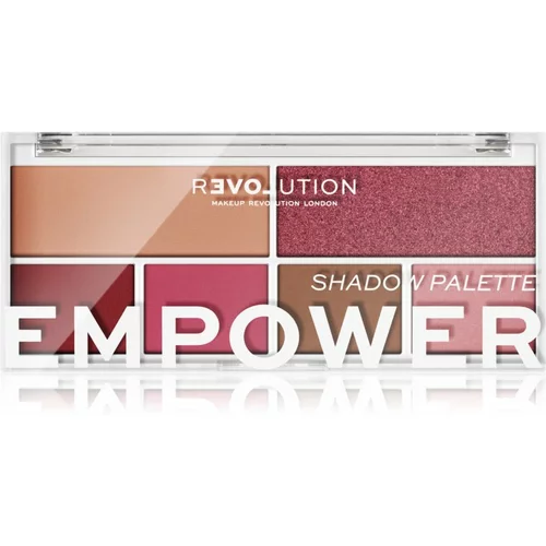 Revolution Relove colour Play Shadow Palette paleta sjenila za oči 5,2 g nijansa Empower