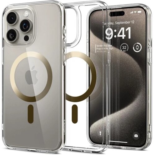 Spigen ULTRA HYBRID MAG MAGSAFE maska za IPHONE 15 PRO MAX GOLD Cijene